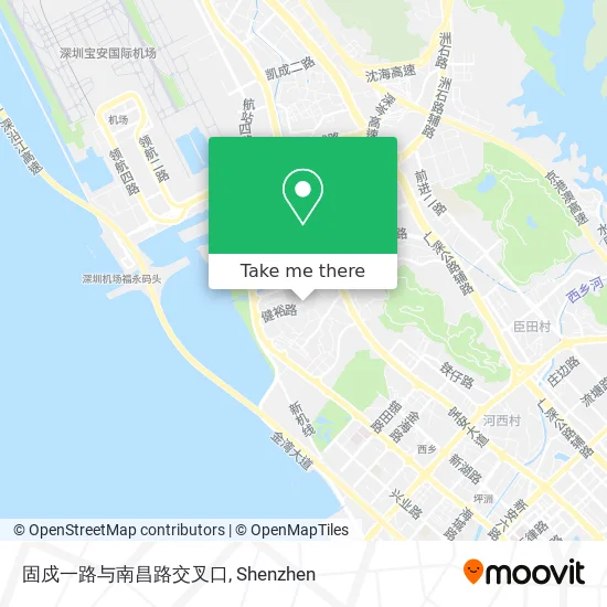 固戍一路与南昌路交叉口 map