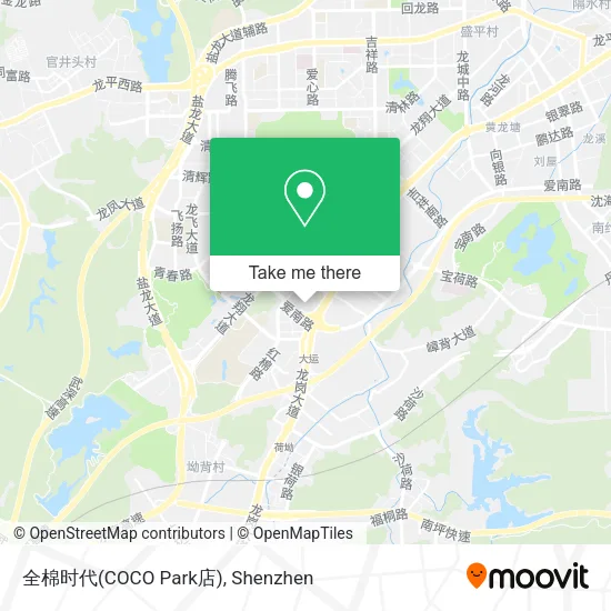 全棉时代(COCO Park店) map