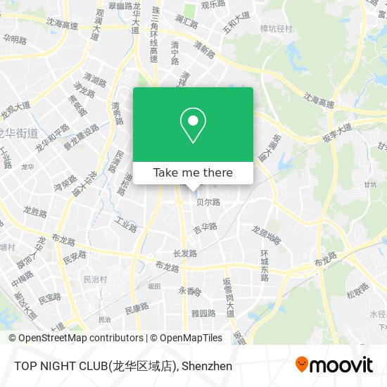 TOP NIGHT CLUB(龙华区域店) map