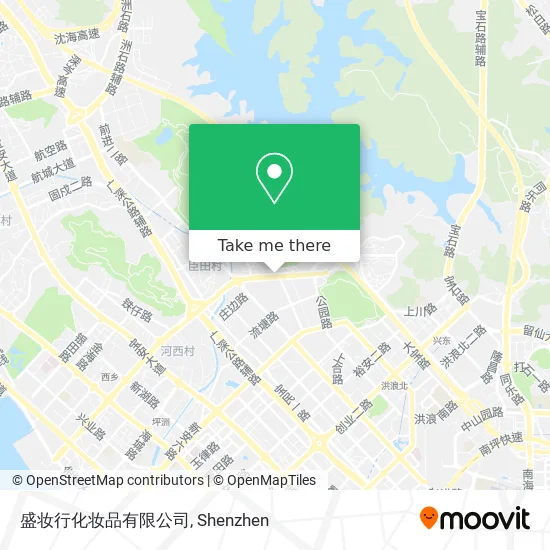 盛妆行化妆品有限公司 map
