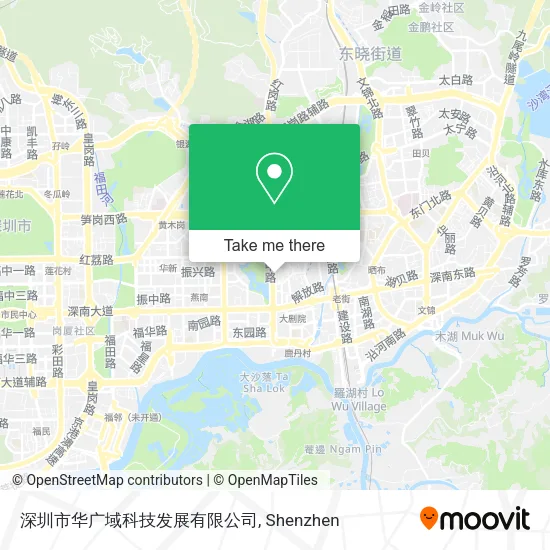 深圳市华广域科技发展有限公司 map