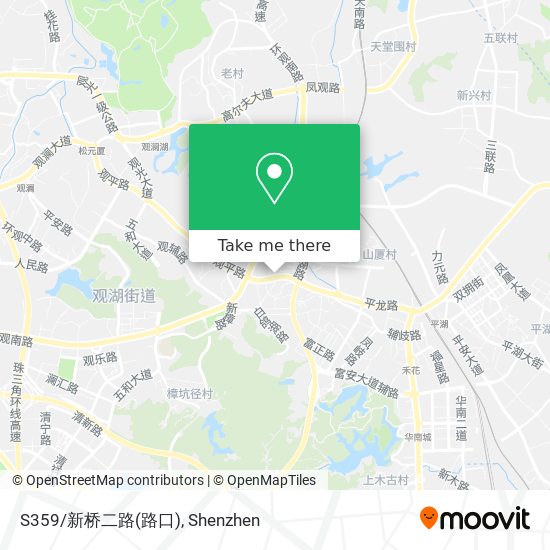 S359/新桥二路(路口) map