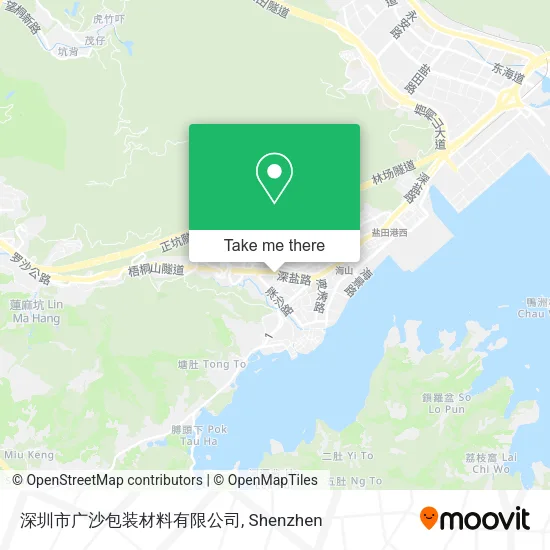 深圳市广沙包装材料有限公司 map