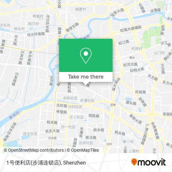 1号便利店(步涌连锁店) map