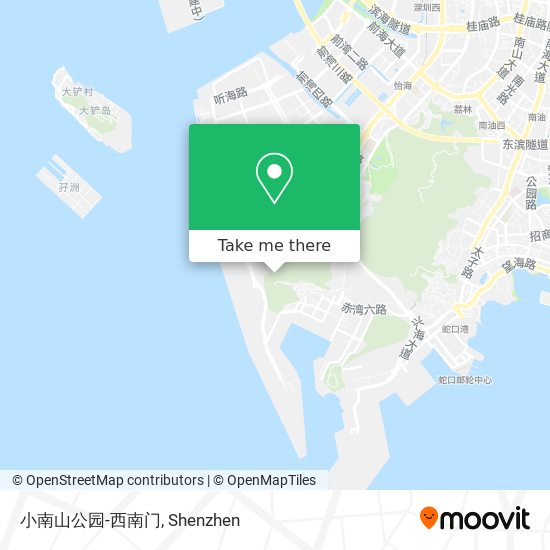 小南山公园-西南门 map