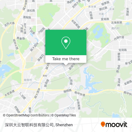 深圳大云智联科技有限公司 map