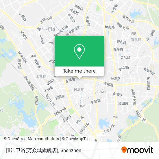 恒洁卫浴(万众城旗舰店) map