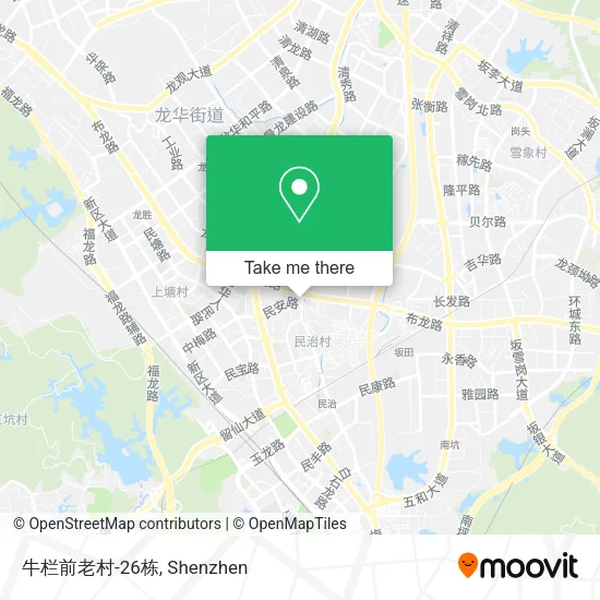 牛栏前老村-26栋 map