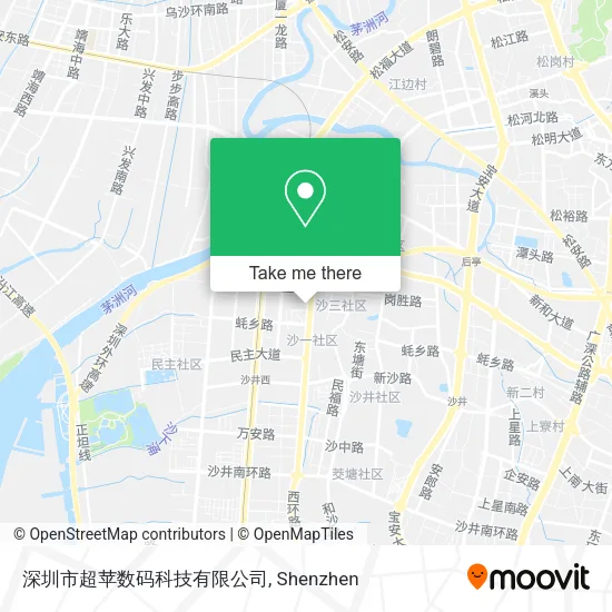 深圳市超苹数码科技有限公司 map
