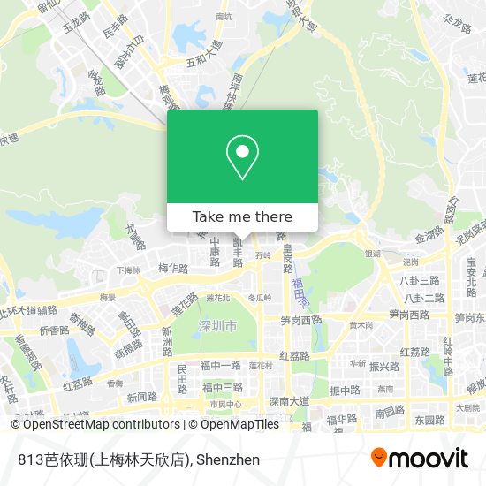 813芭依珊(上梅林天欣店) map