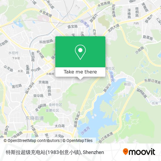 特斯拉超级充电站(1983创意小镇) map