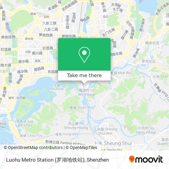 Luohu Metro Station (罗湖地铁站) map