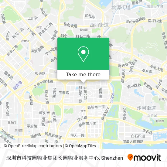 深圳市科技园物业集团长园物业服务中心 map