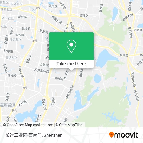 长达工业园-西南门 map