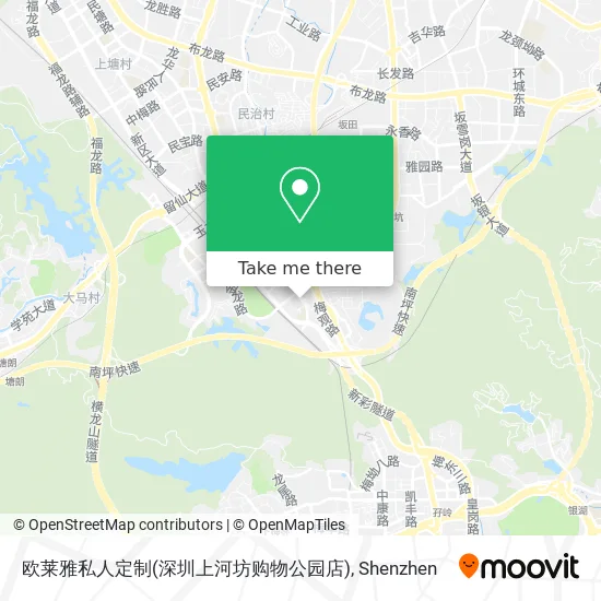 欧莱雅私人定制(深圳上河坊购物公园店) map