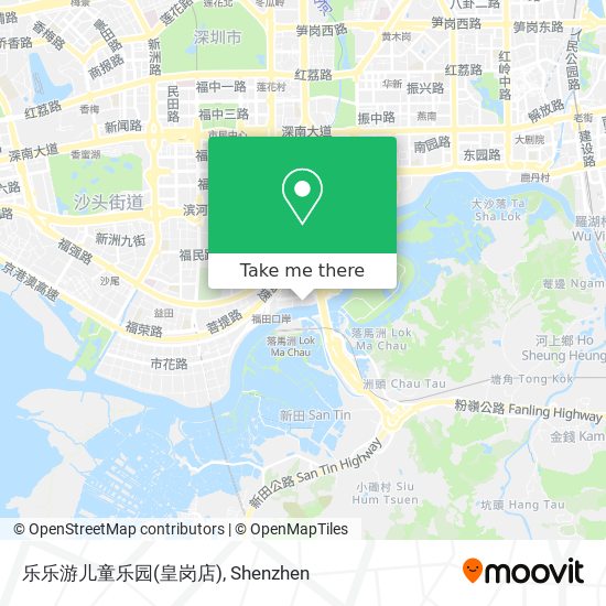 乐乐游儿童乐园(皇岗店) map