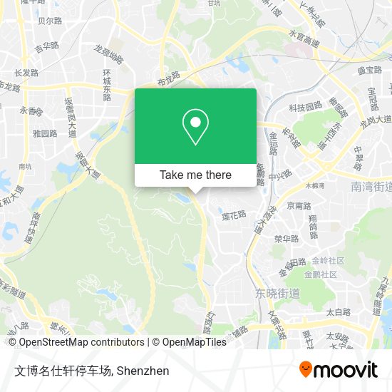 文博名仕轩停车场 map