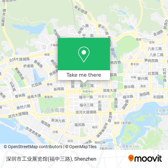 深圳市工业展览馆(福中三路) map