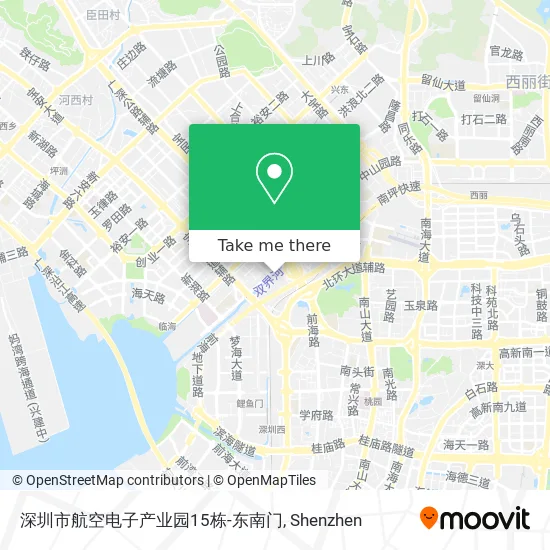 深圳市航空电子产业园15栋-东南门 map