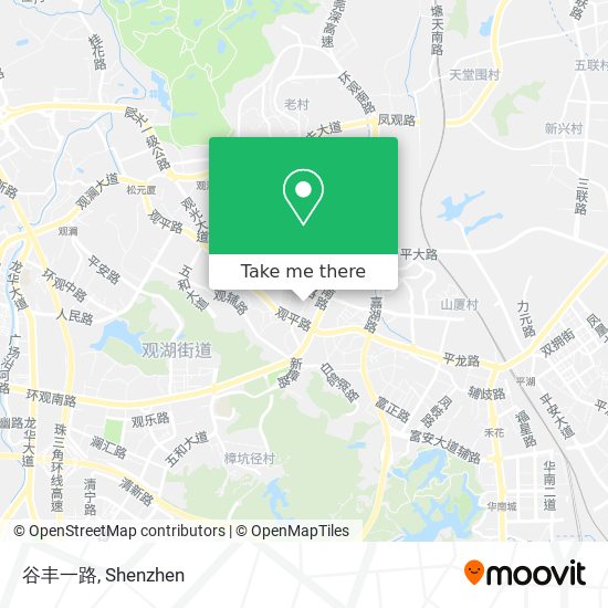 谷丰一路 map