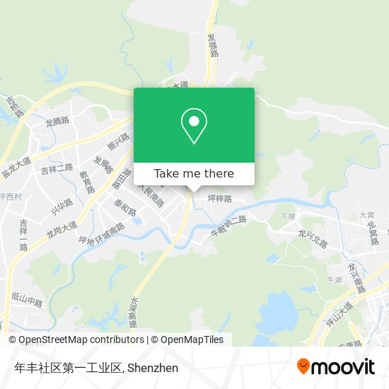 年丰社区第一工业区 map
