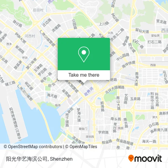 阳光华艺海滨公司 map