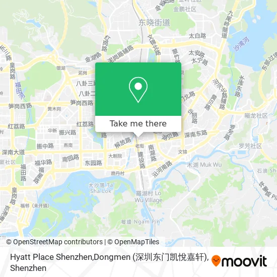 Hyatt Place Shenzhen,Dongmen (深圳东门凯悅嘉轩) map