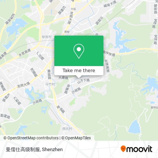 How To Get To 曼儒仕高级制服in 横岗镇by Bus Or Metro