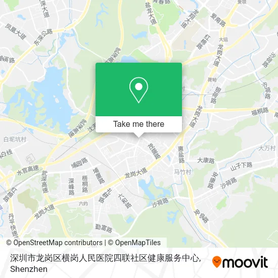 深圳市龙岗区横岗人民医院四联社区健康服务中心 map