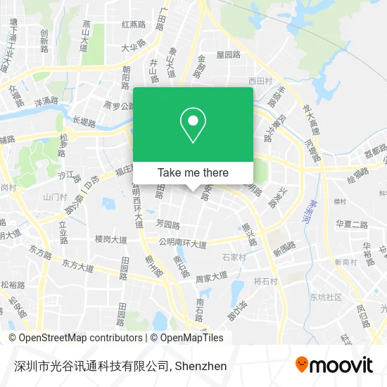 深圳市光谷讯通科技有限公司 map