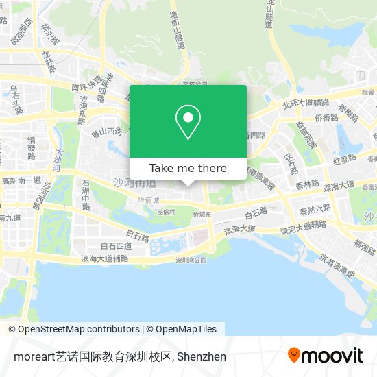 moreart艺诺国际教育深圳校区 map