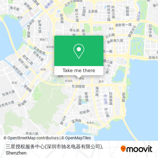 三星授权服务中心(深圳市驰名电器有限公司) map