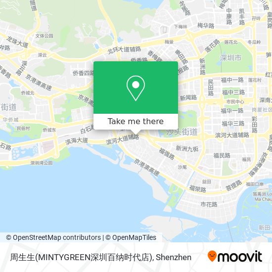 周生生(MINTYGREEN深圳百纳时代店) map