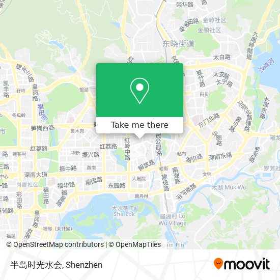 半岛时光水会 map