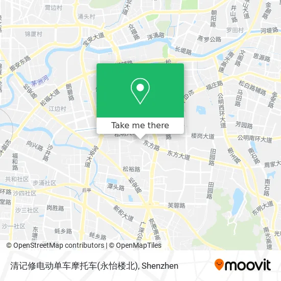 清记修电动单车摩托车(永怡楼北) map