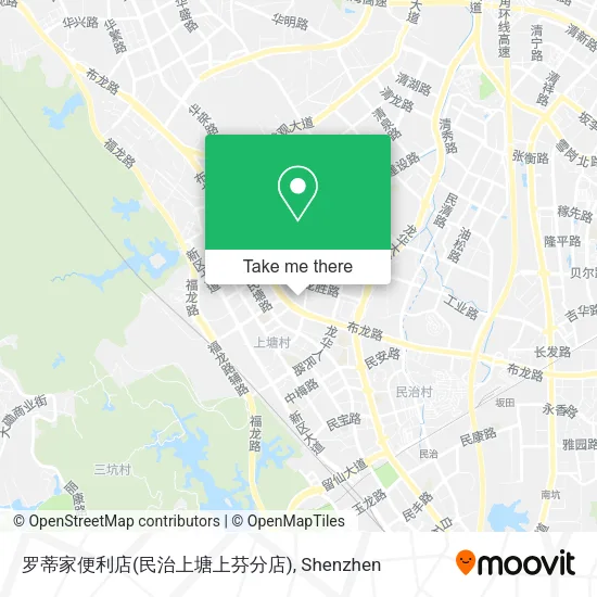 罗蒂家便利店(民治上塘上芬分店) map