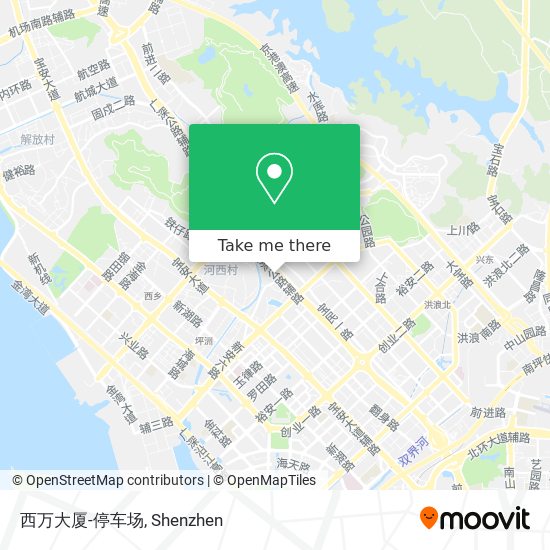 西万大厦-停车场 map