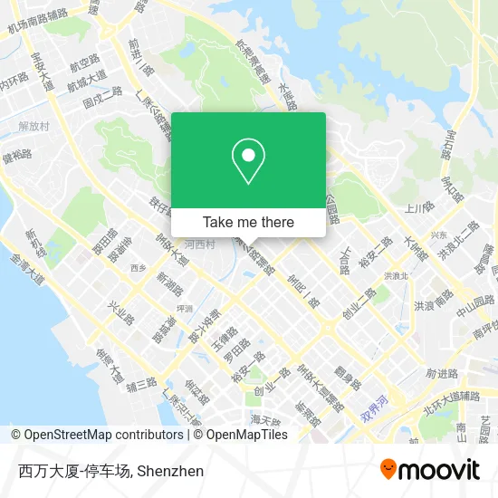 西万大厦-停车场 map