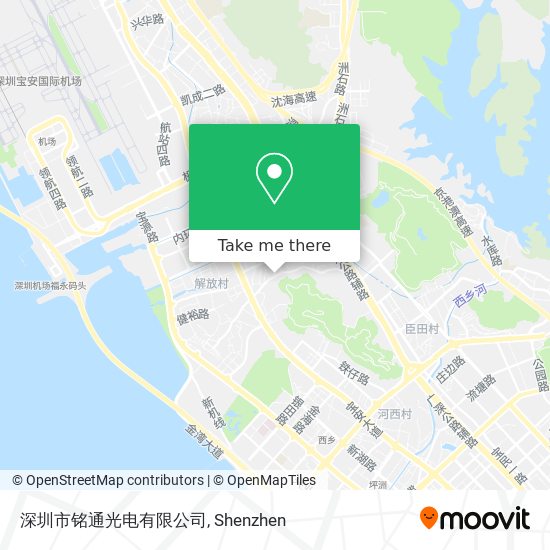深圳市铭通光电有限公司 map