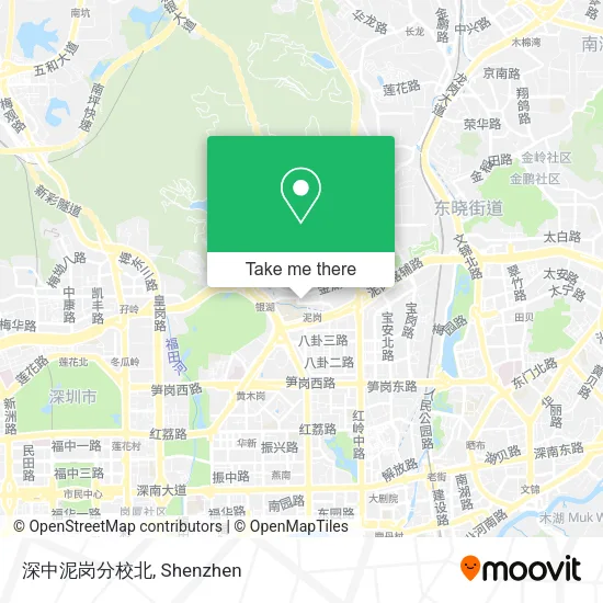 深中泥岗分校北 map