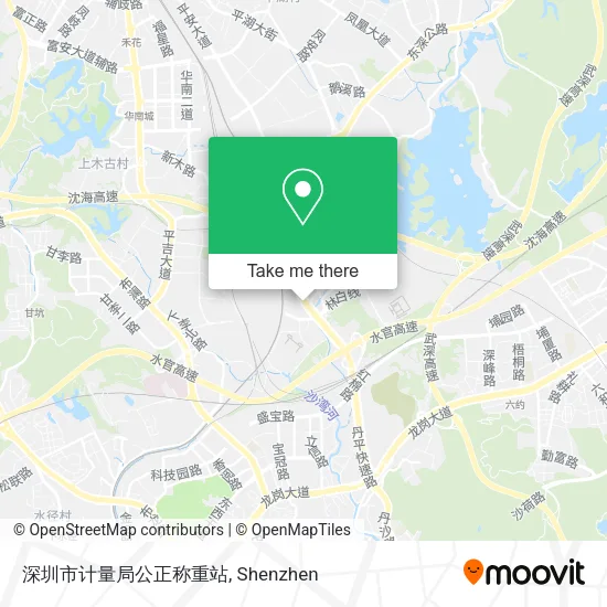 深圳市计量局公正称重站 map