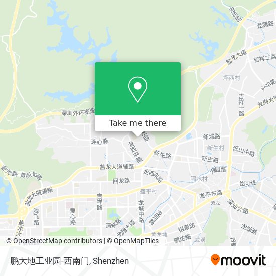 鹏大地工业园-西南门 map