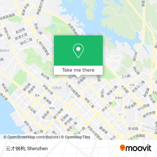 云才钢构 map