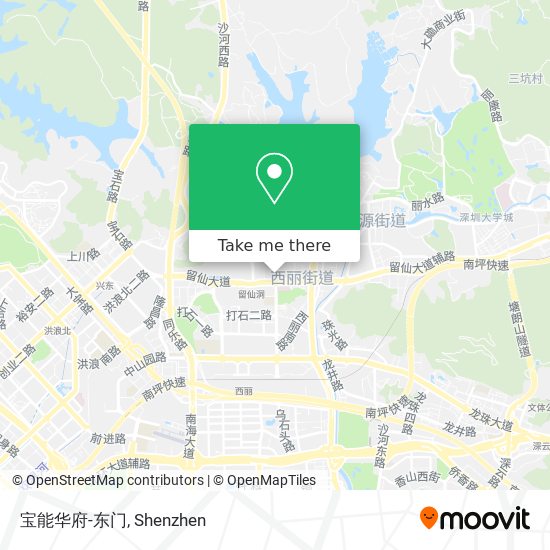 宝能华府-东门 map