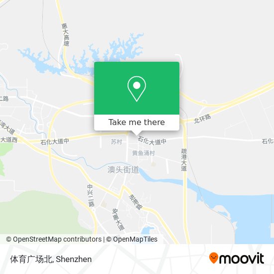 体育广场北 map