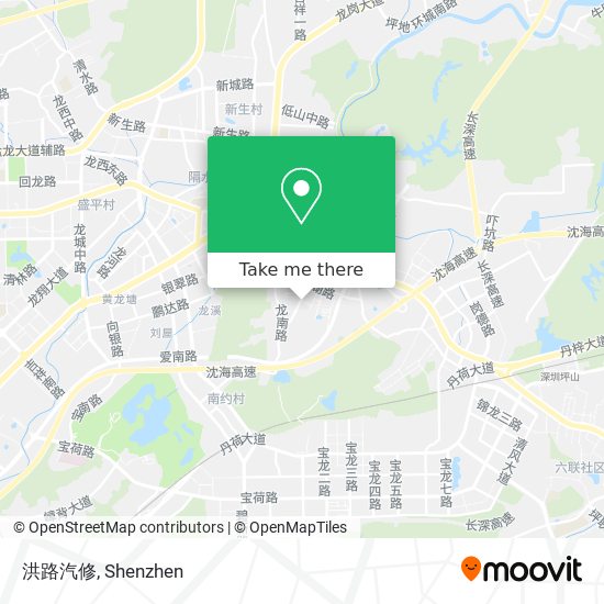 洪路汽修 map