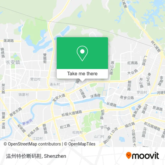 温州特价断码鞋 map