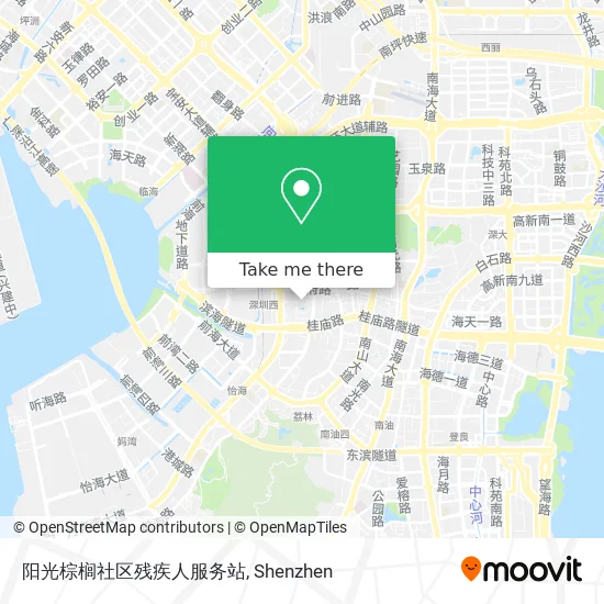 阳光棕榈社区残疾人服务站 map
