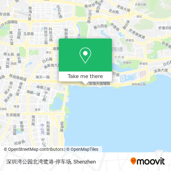 深圳湾公园北湾鹭港-停车场 map