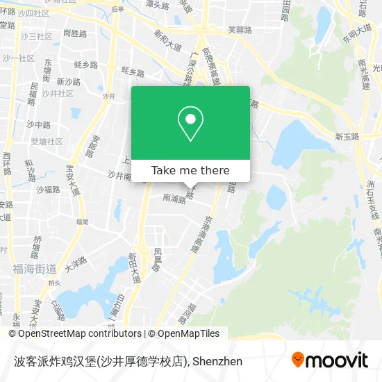 波客派炸鸡汉堡(沙井厚德学校店) map